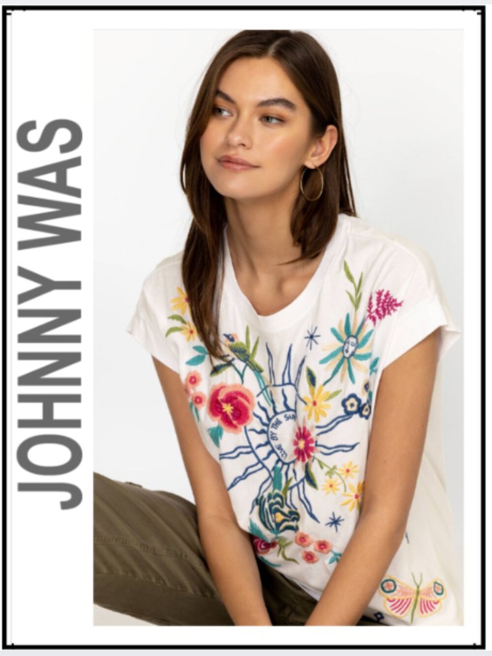 johnny Was Arla Relaxed T‑Shirt